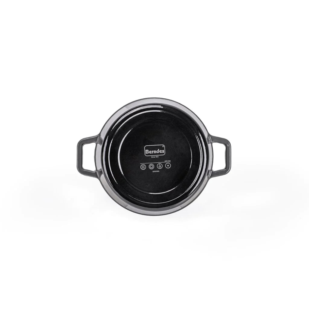 Casseruola in ghisa 24 cm grigia BERNDES