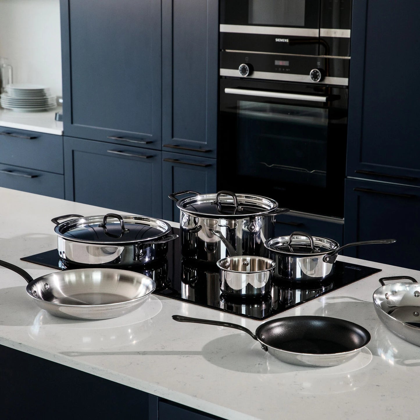 Casseruola alta 2 maniglie 20 cm con coperchio SAMBONET HOME CHEF