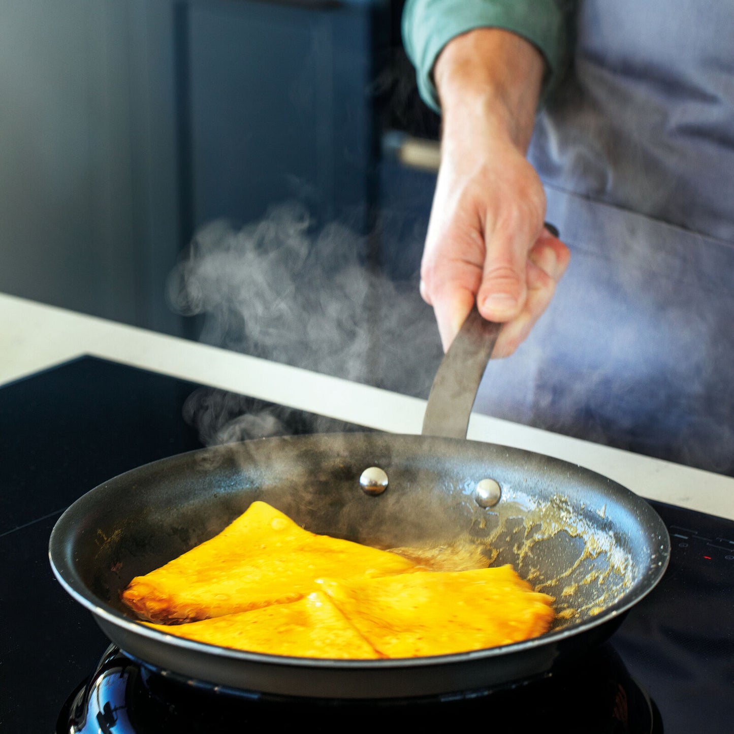 Padella acciaio con antiaderente 30 cm SAMBONET HOME CHEF