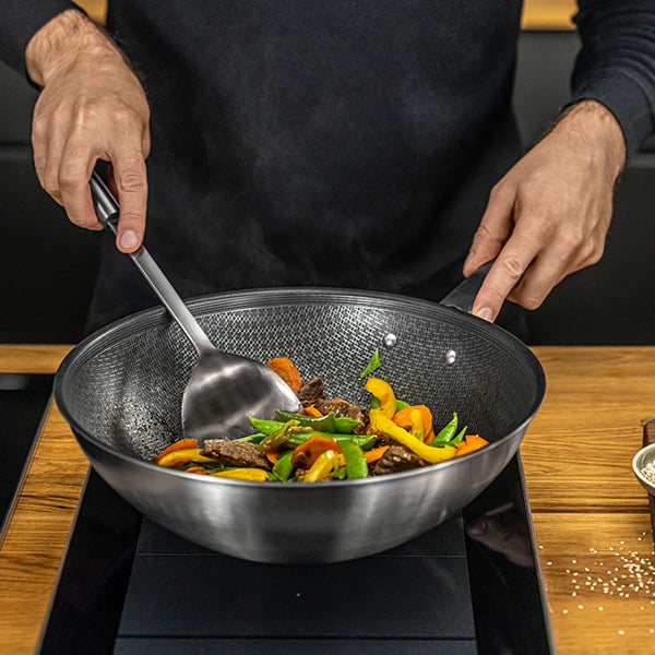 Wok in acciaio 30 cm con coperchio ZWILLING