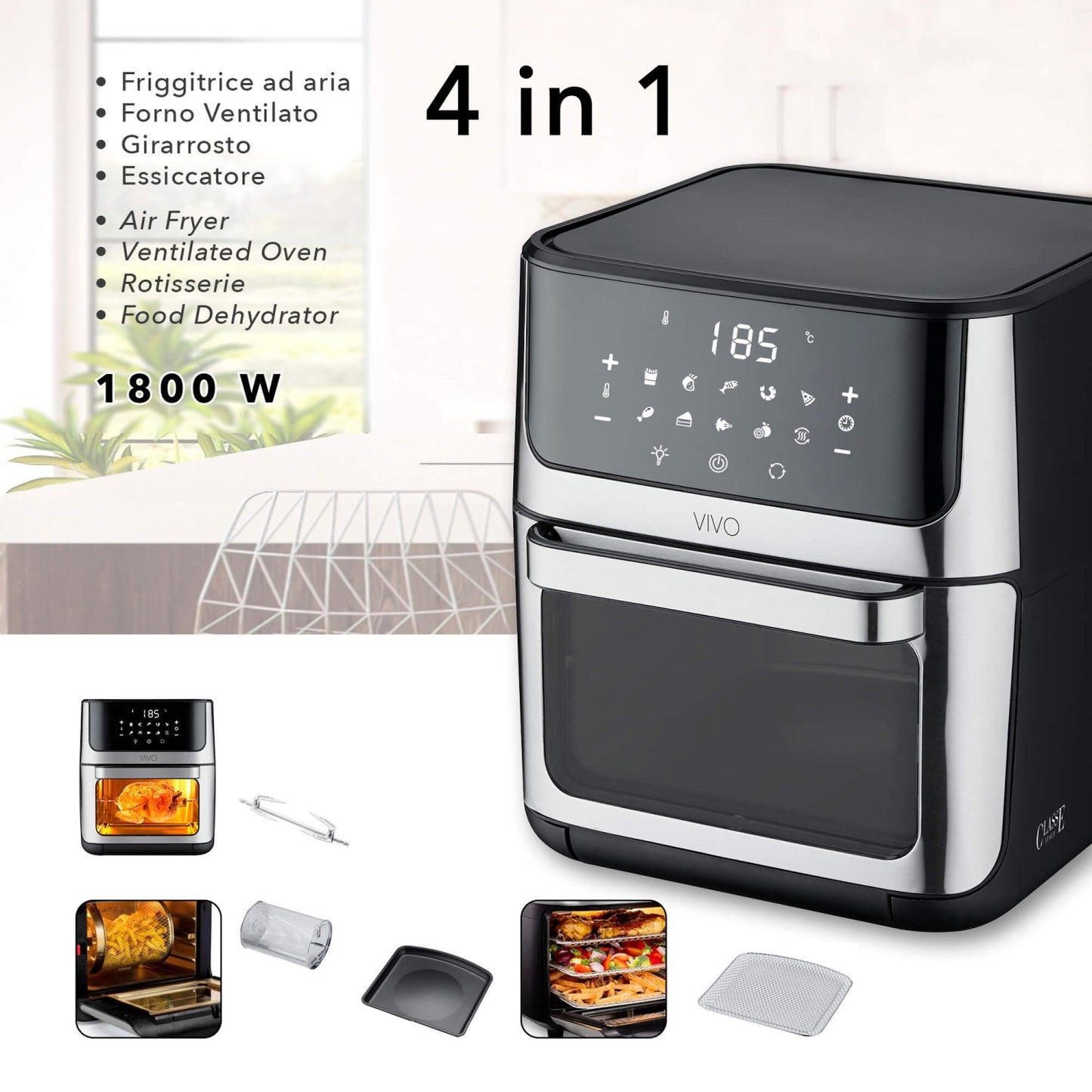 Friggitrice ad aria 12 litri VIVO CLASSE ITALY