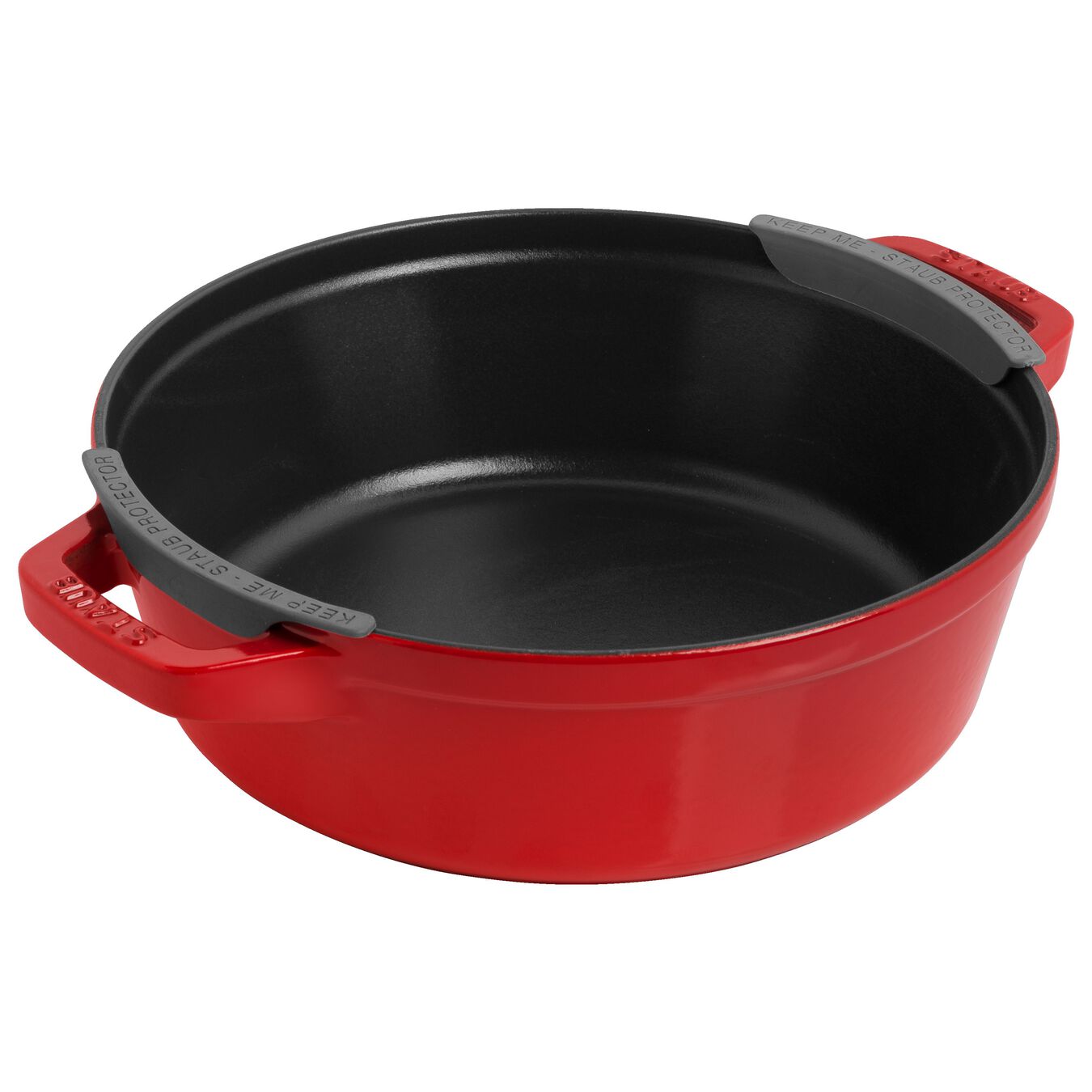 Set di 3 coccotte in Ghisa con coperchio STAUB ROSSO