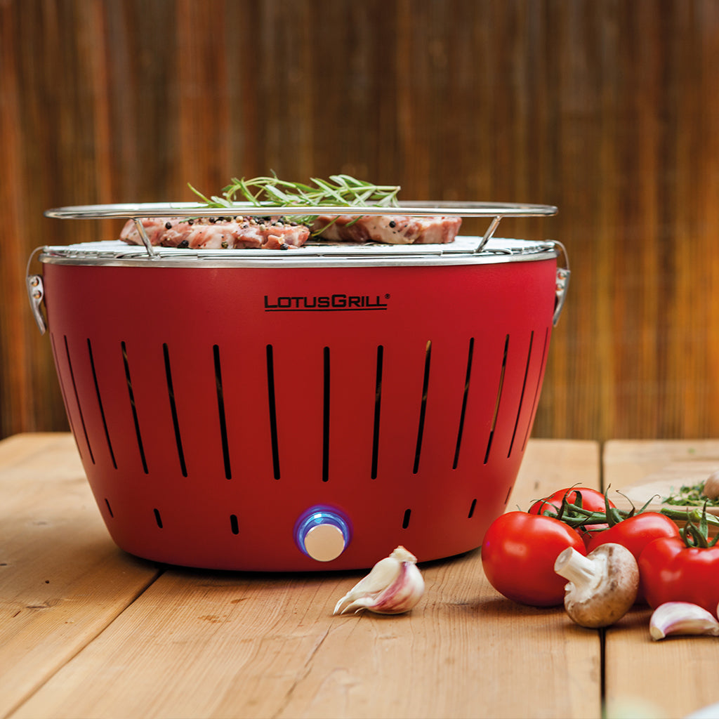 Barbecue a carbonella Lotusgrill Rosso medio