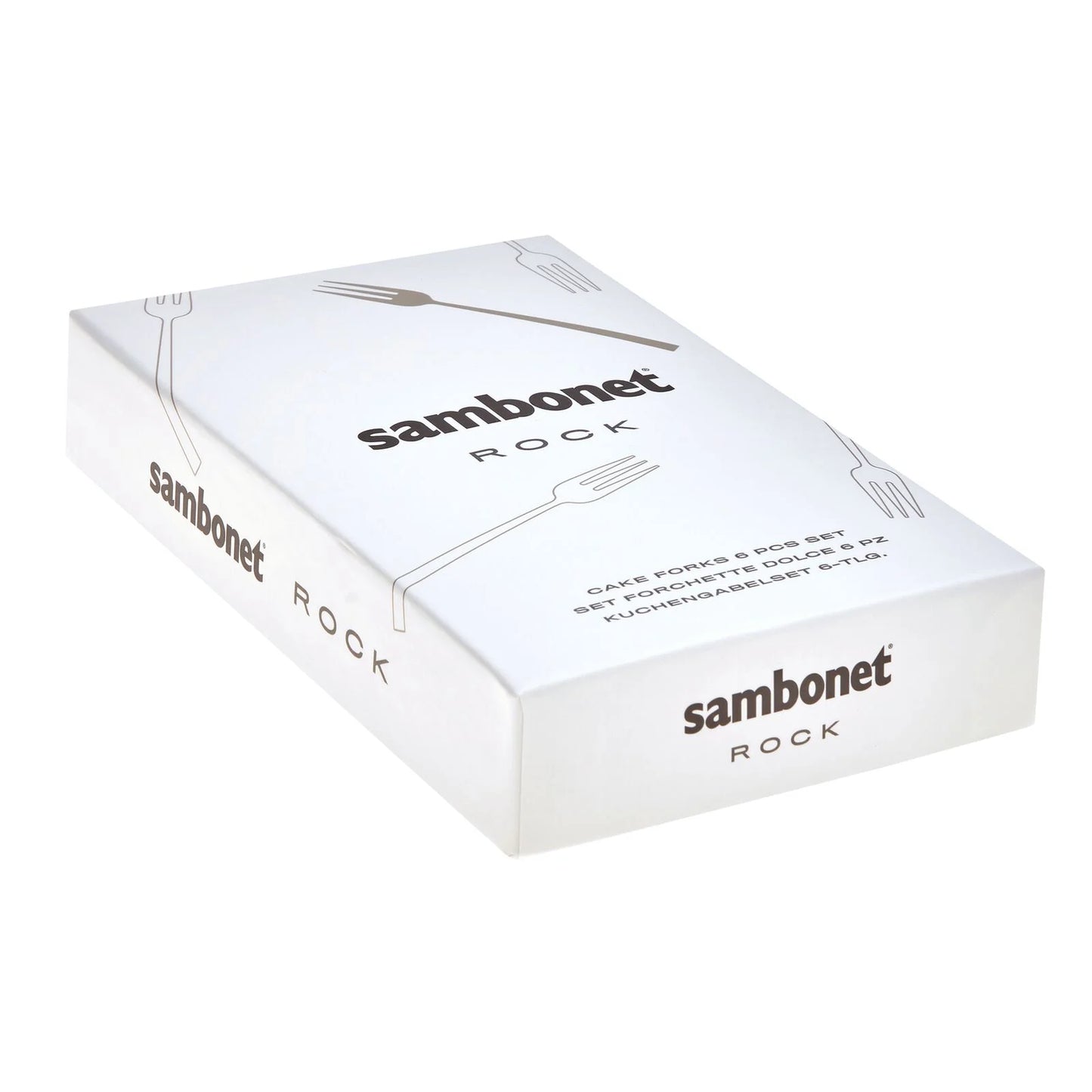 Set 6 forchette dolce SAMBONET ROCK