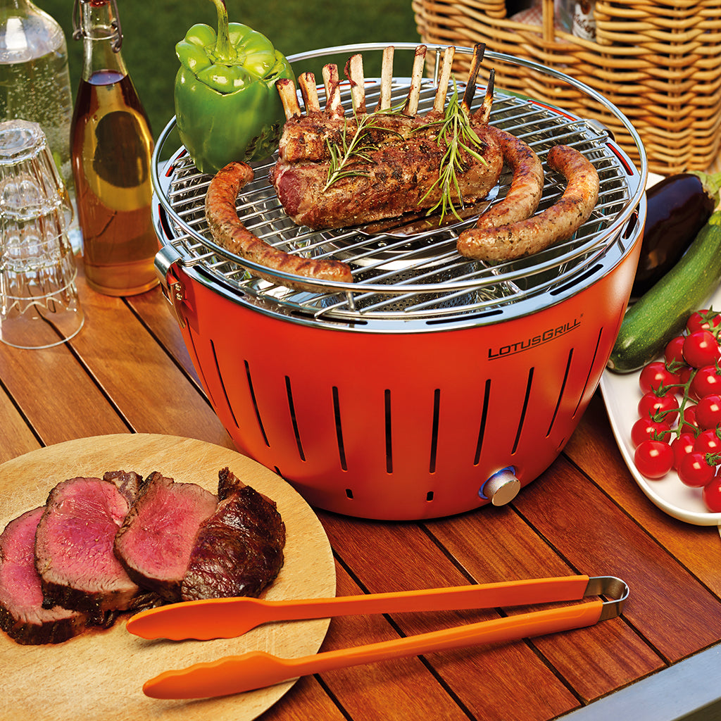 Barbecue a carbonella Lotusgrill Arancio medio